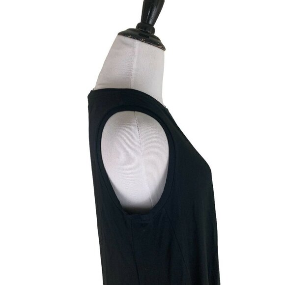 Ann Taylor LOFT Women's S Small A-Line Mini Dress Black NWT Rayon Blend - Picture 4 of 7